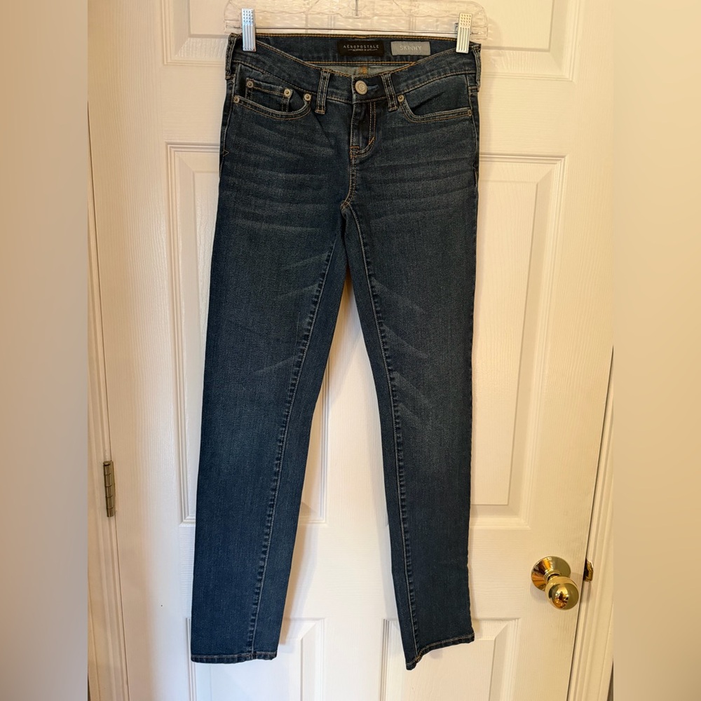 Aeropostale Dark Blue Skinny Jeans